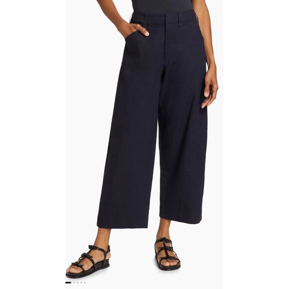 rag & bone Banks Linen-Blend Pants wide leg color salute size 12 - Picture 1 of 6